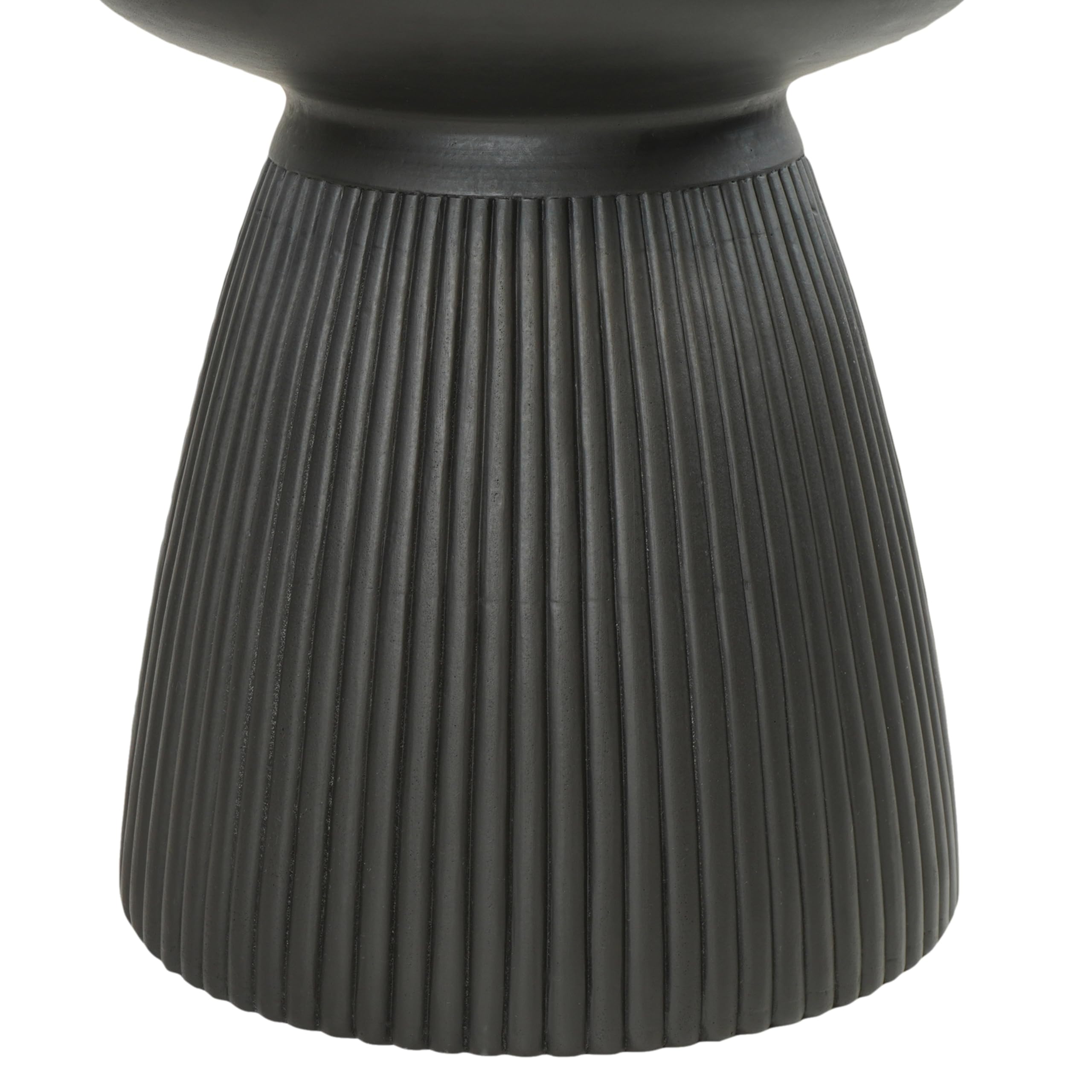 Christopher Knight Home table next to chair showing scale and easy portability
