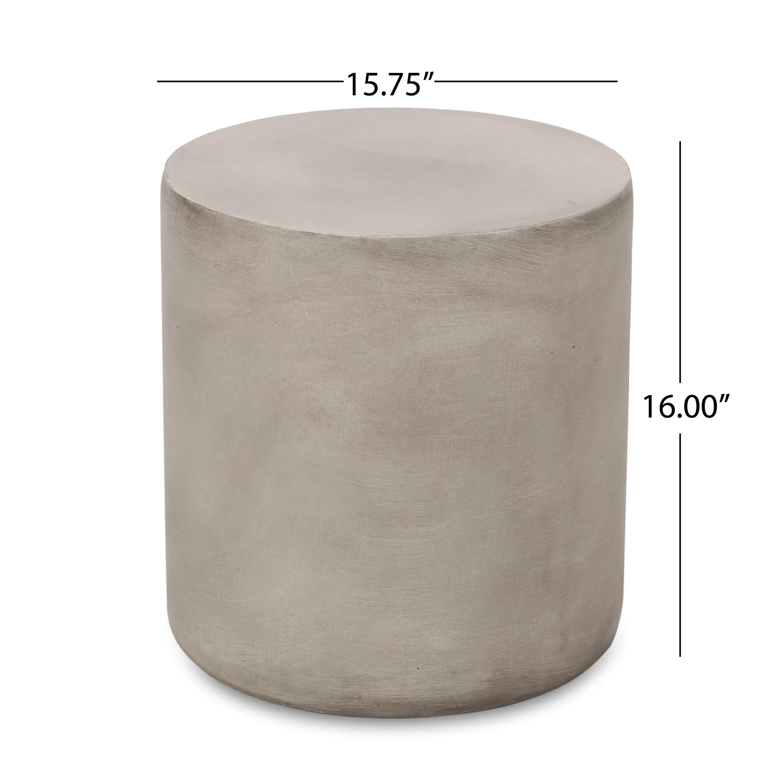Christopher Knight Home side table in evening patio setting illustrating atmospheric outdoor use