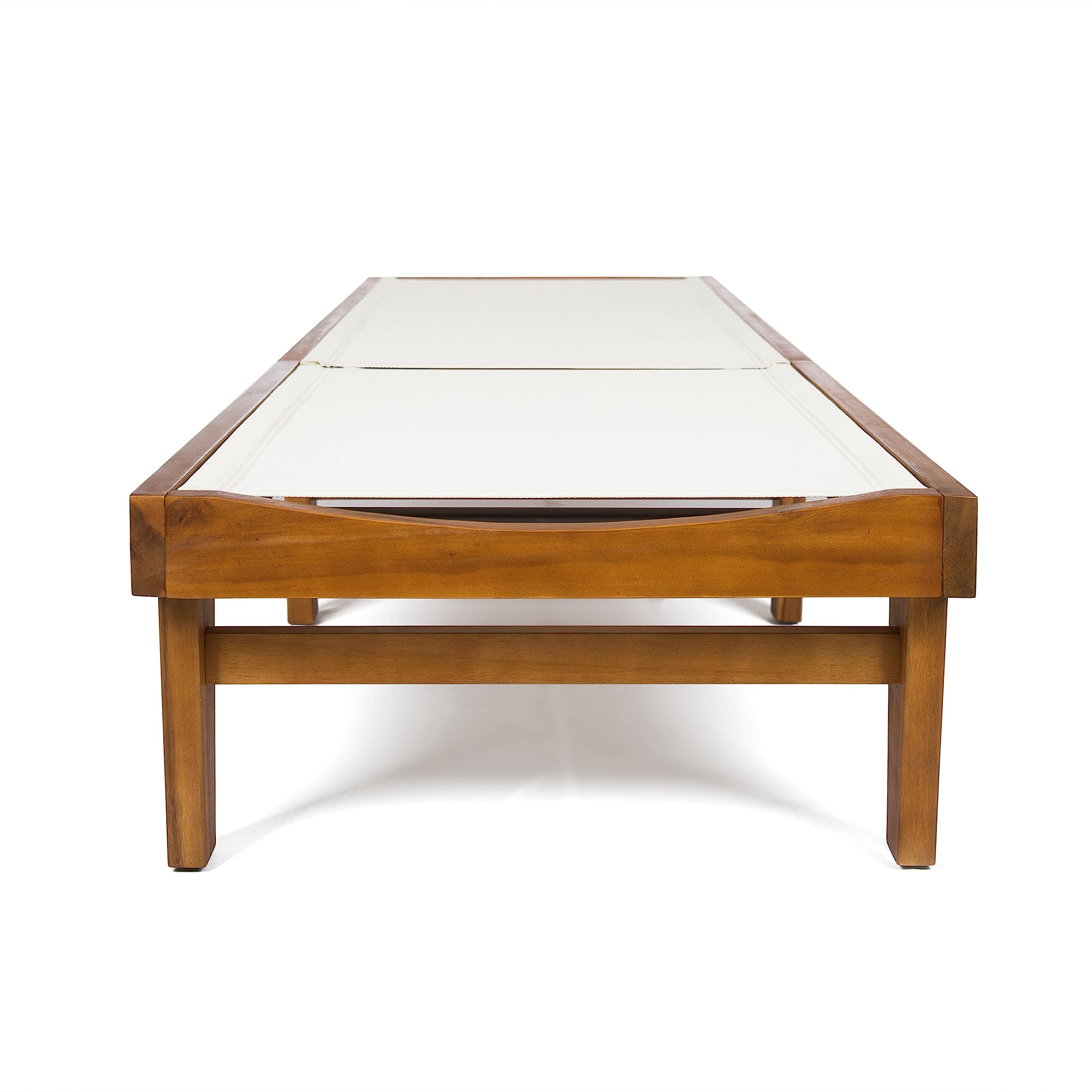 Christopher Knight Home chaise in a reclined position demonstrating ergonomic support for reading or napping