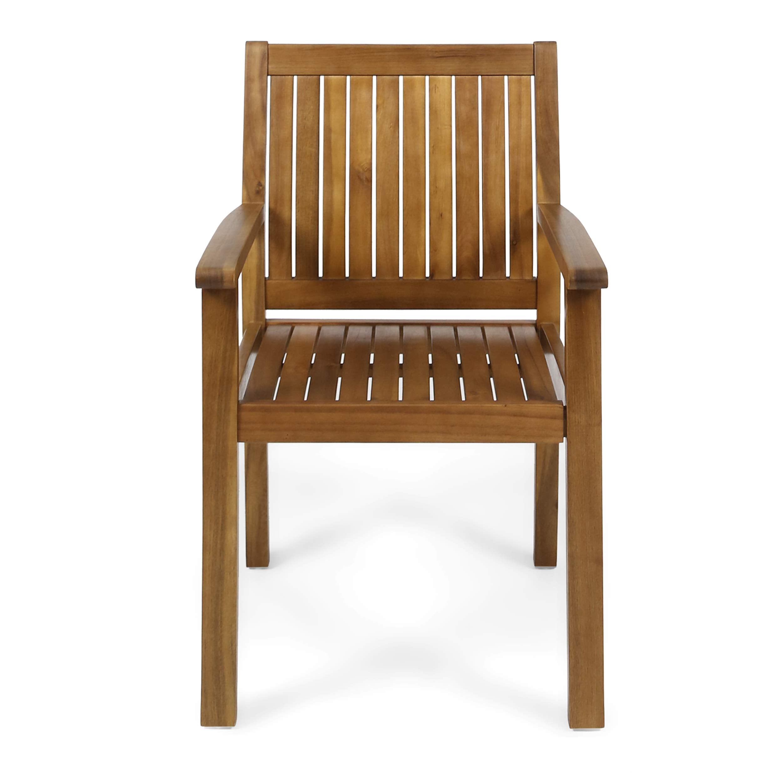 Christopher Knight Home detailed view of chair back craftsmanship and joinery for long-lasting stability