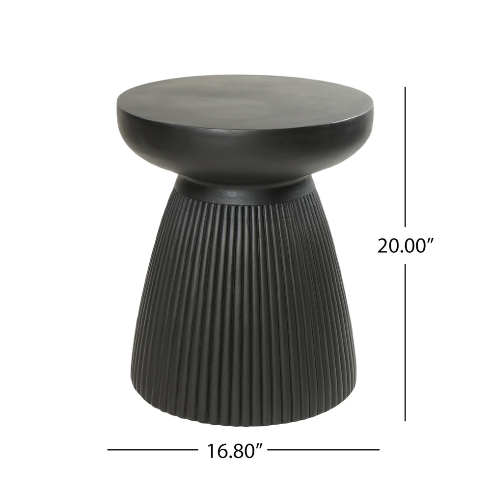 Christopher Knight Home top surface detail showing flat 16.8-inch tabletop ideal for drinks