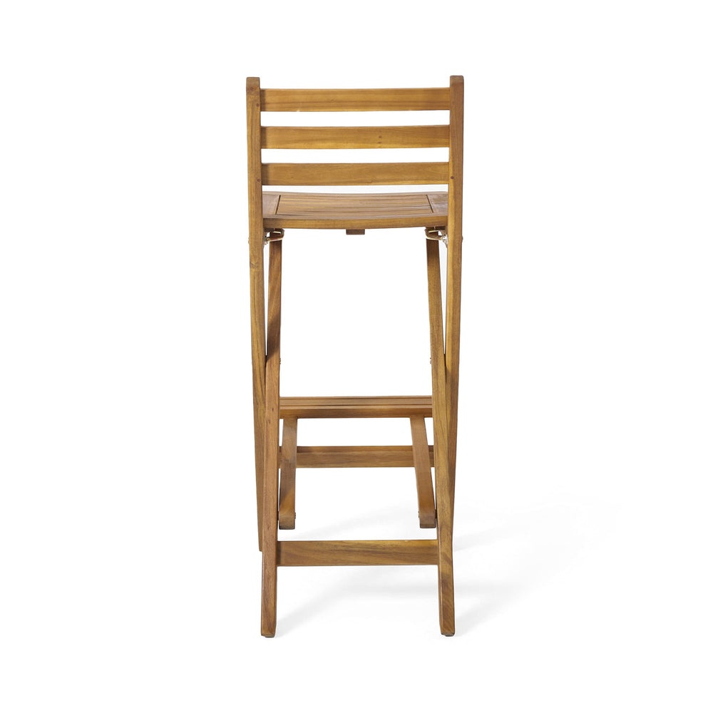Christopher Knight Home folded stools stored under shelf showing space-saving storage and seasonal convenience