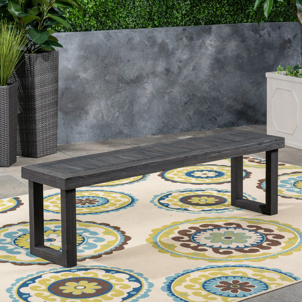 Christopher Knight Home close-up of wire-brushed texture enhancing grain and durability benefit