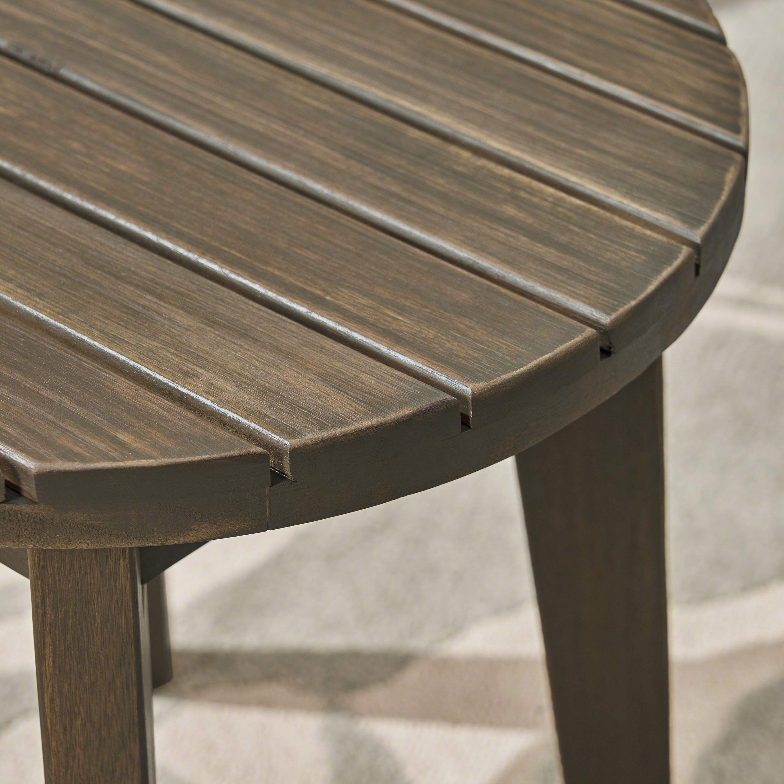 Christopher Knight Home Parker close-up of acacia grain showing natural texture benefit