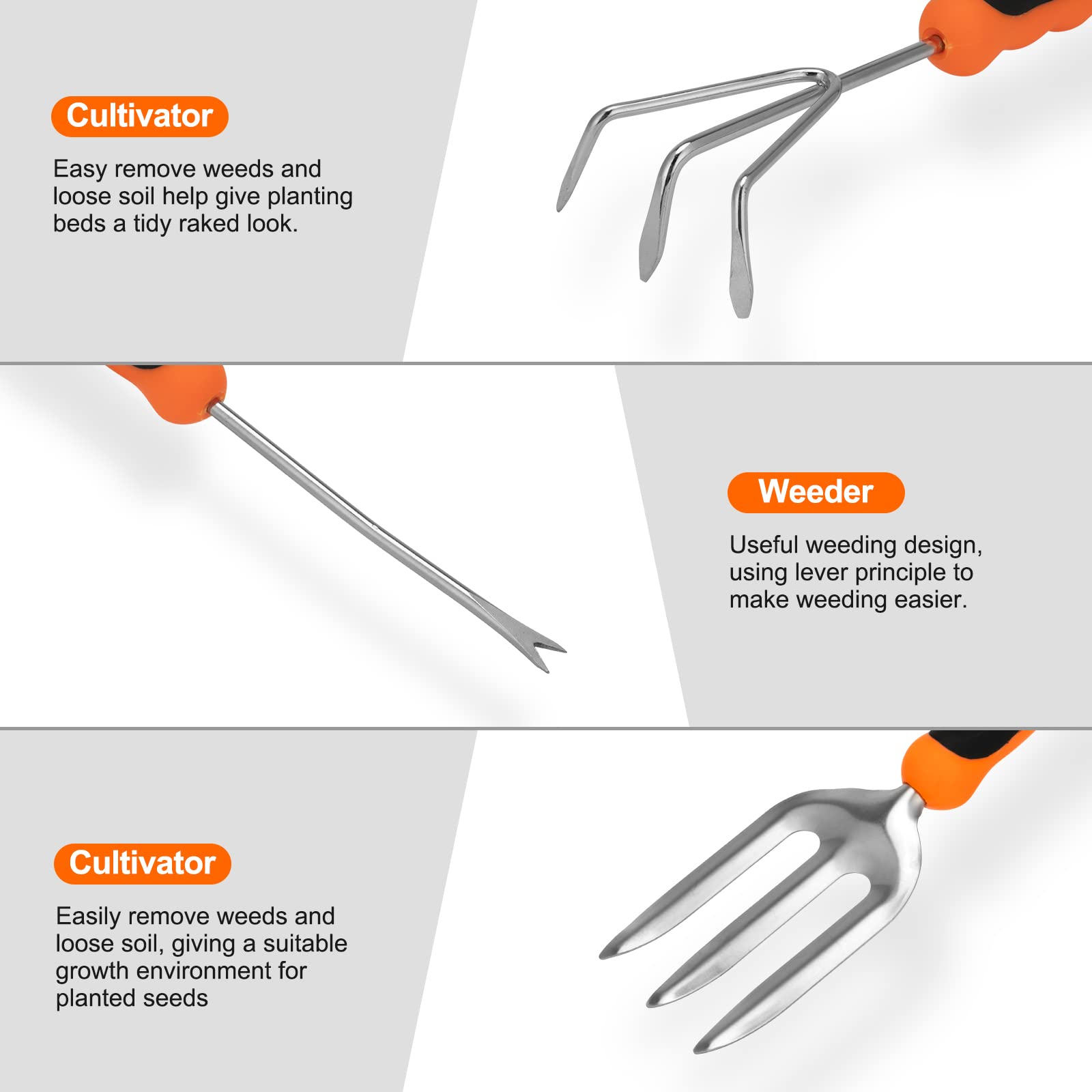 CHRYZTAL ergonomic handle grip texture demonstrating non-slip comfort and control