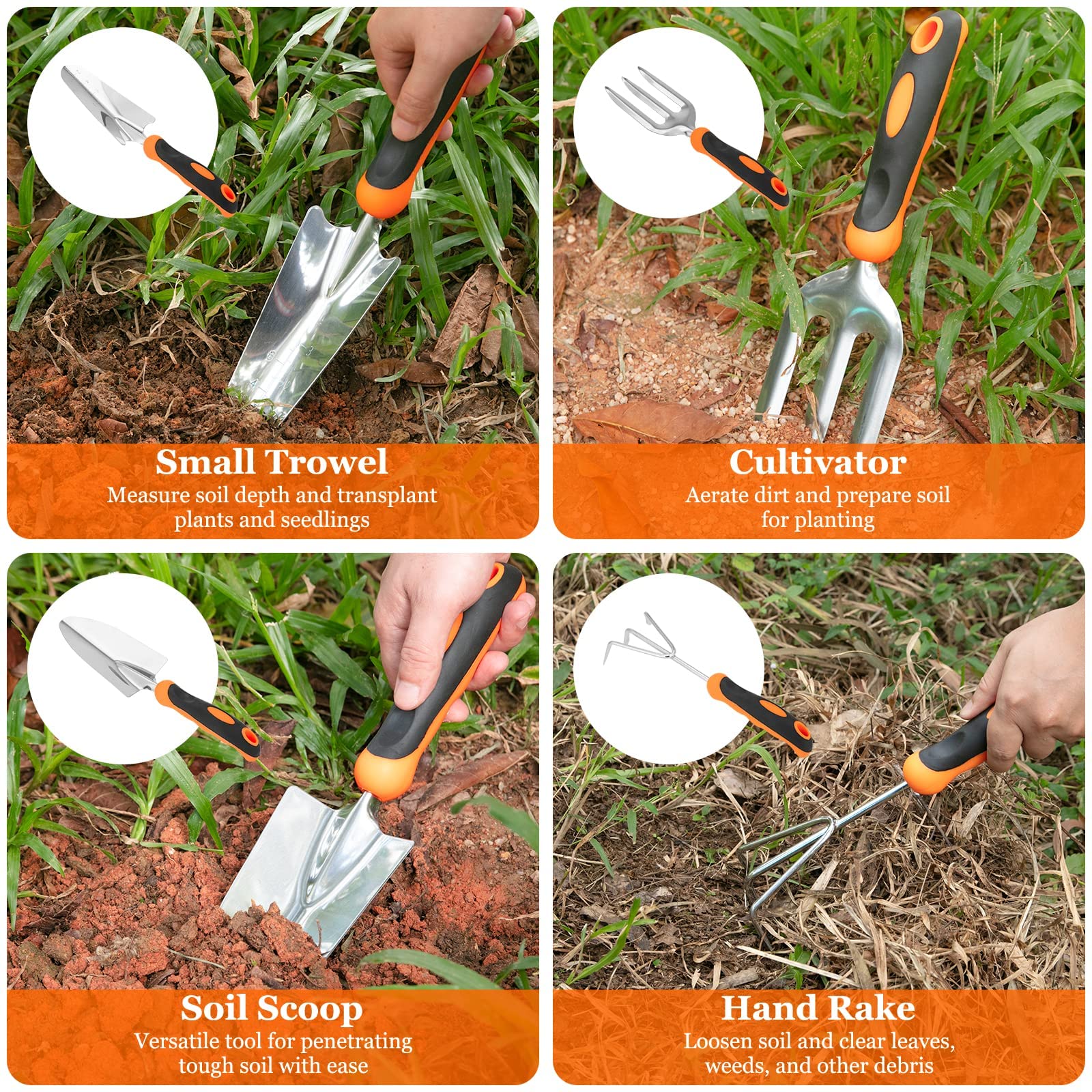 CHRYZTAL tools beside a hand for scale, illustrating compact portability and grip