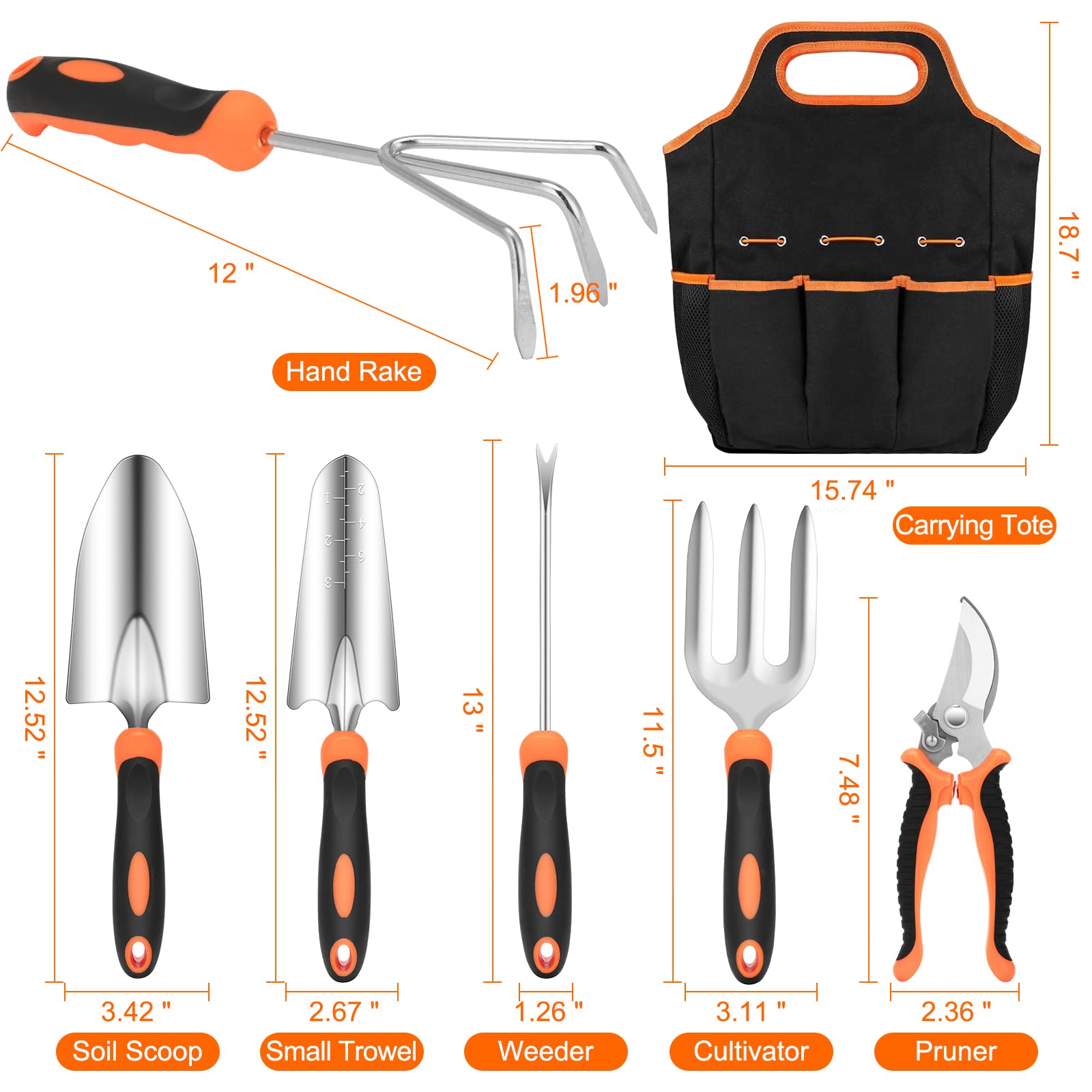 CHRYZTAL trowel close-up of stainless blade, durable rust-resistant metal benefit