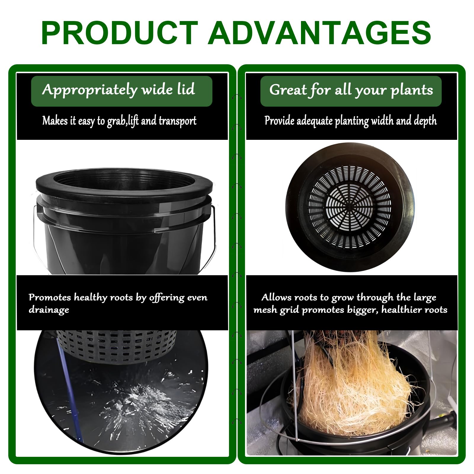 CHTASO side profile seated on 5-gallon bucket, demonstrates secure fit and compatibility