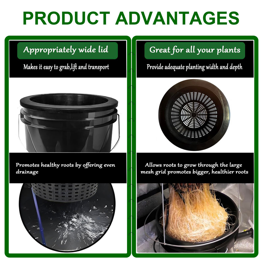 CHTASO side profile seated on 5-gallon bucket, demonstrates secure fit and compatibility