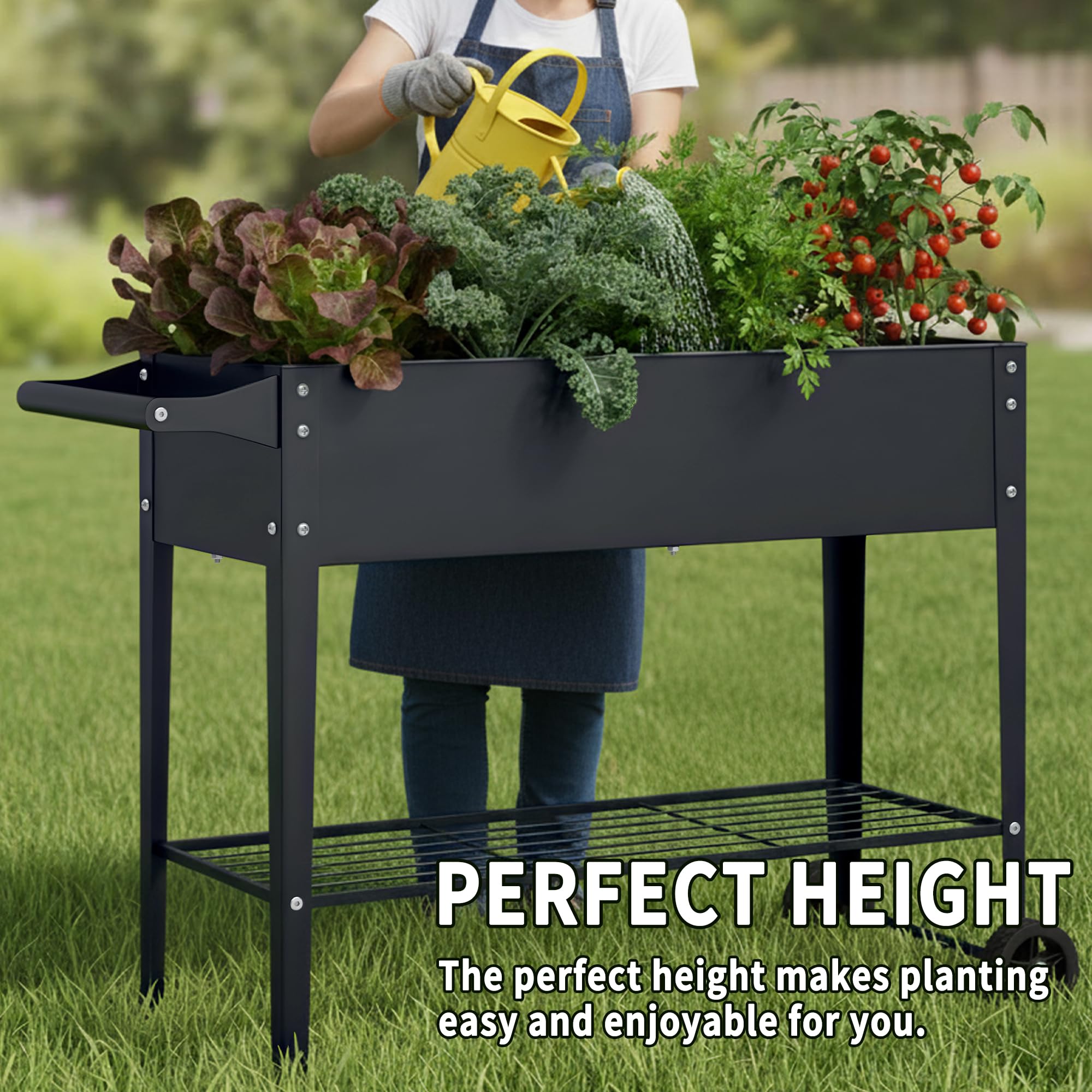 Chuangshuo Guard raised bed next to a chair for size comparison and space-saving benefit