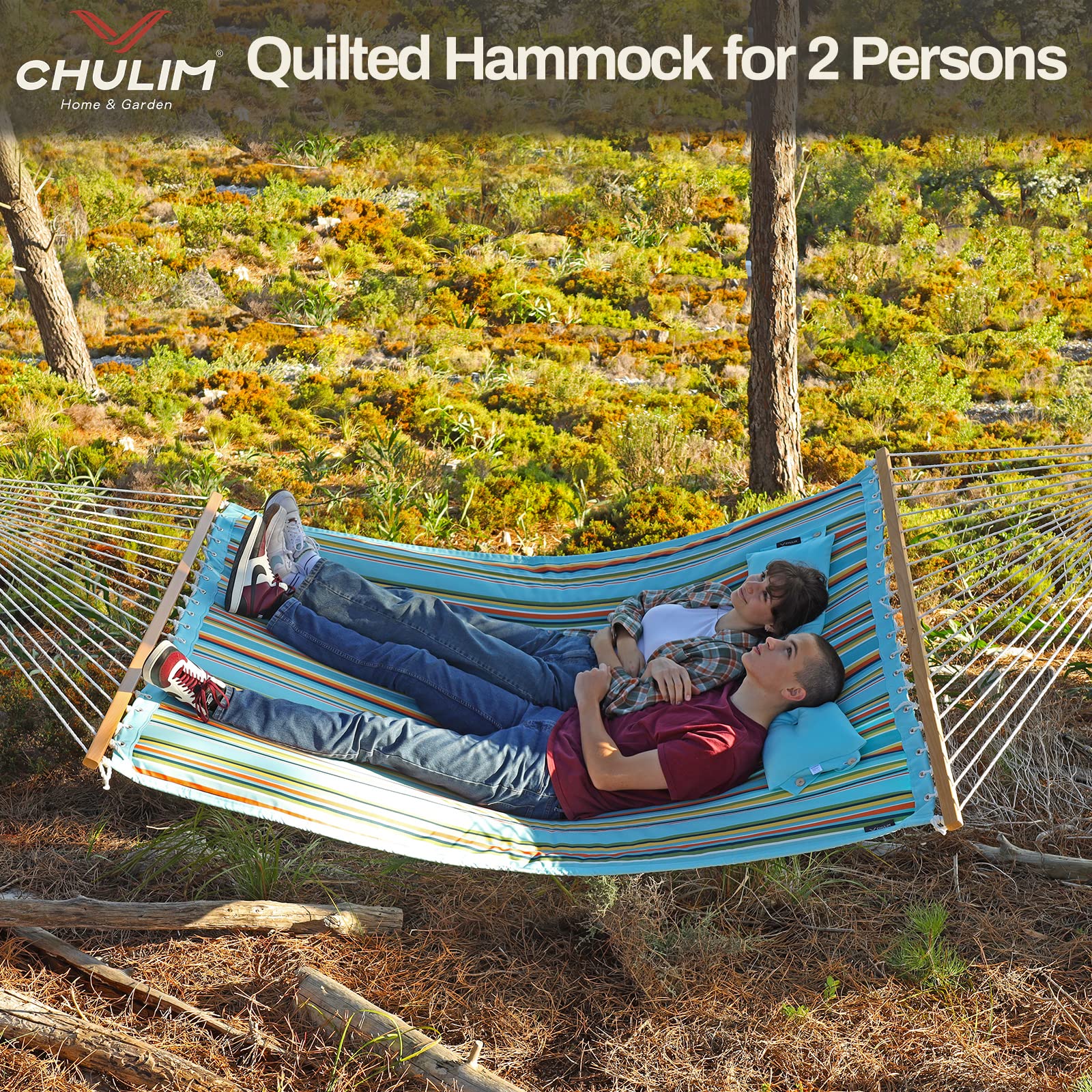 CHULIM closeup of quilted fabric highlighting padded texture and weather resistance