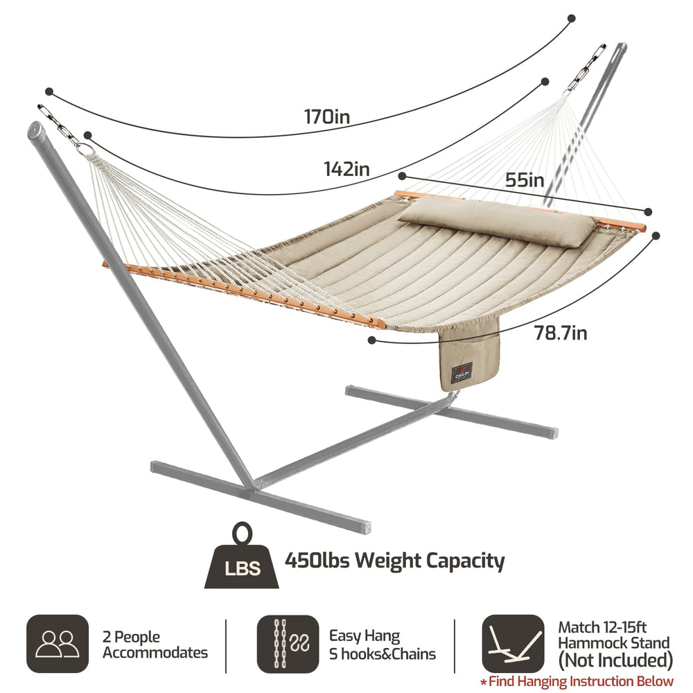 CHULIM hanging pockets and head pillow with stored items for convenient access and neck support