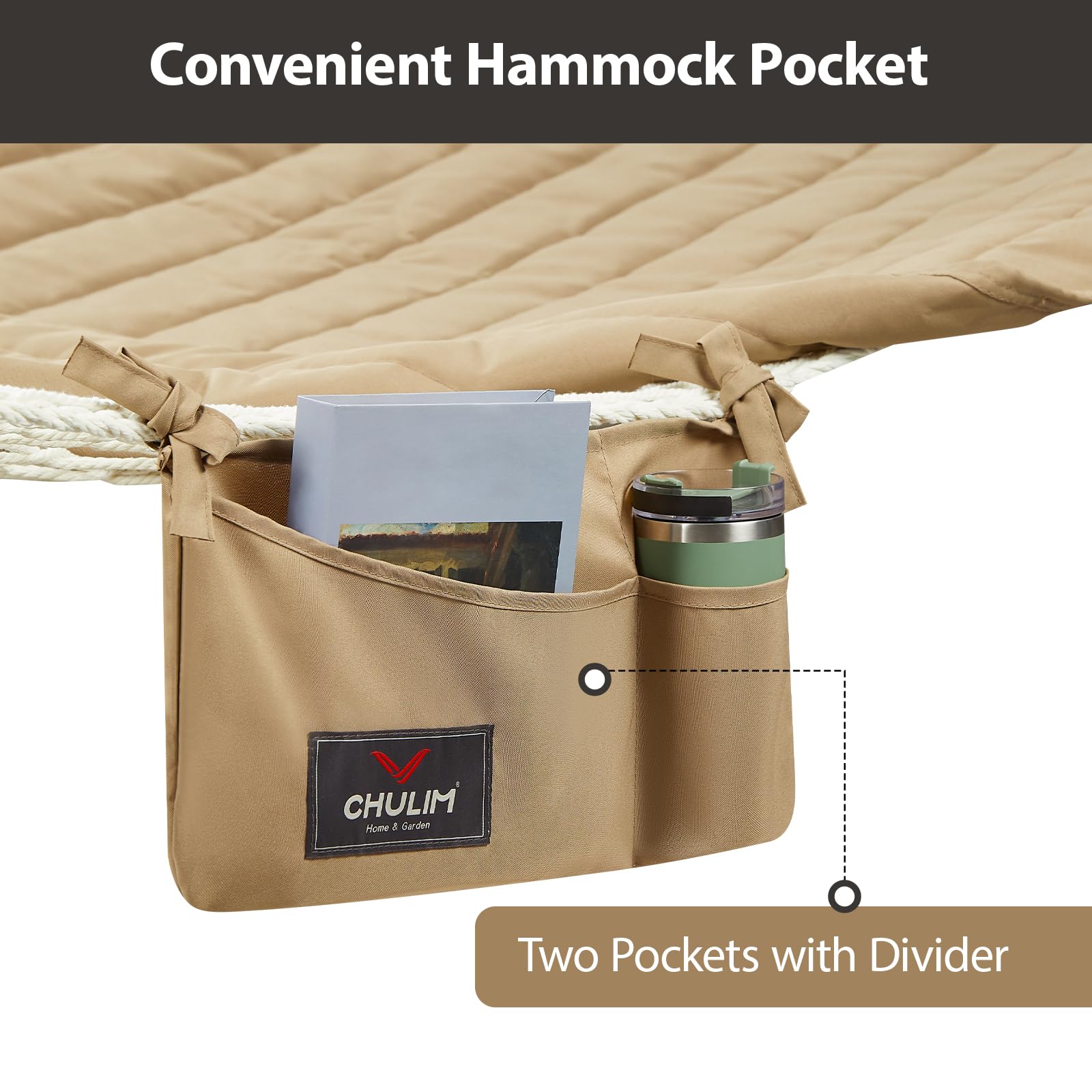 CHULIM hammock in use with two people showing comfortable two-person capacity