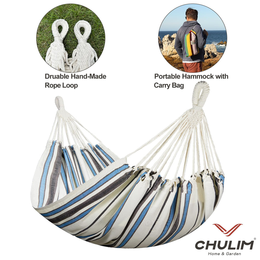 CHULIM hammock folded in carry bag for easy transport and storage benefit