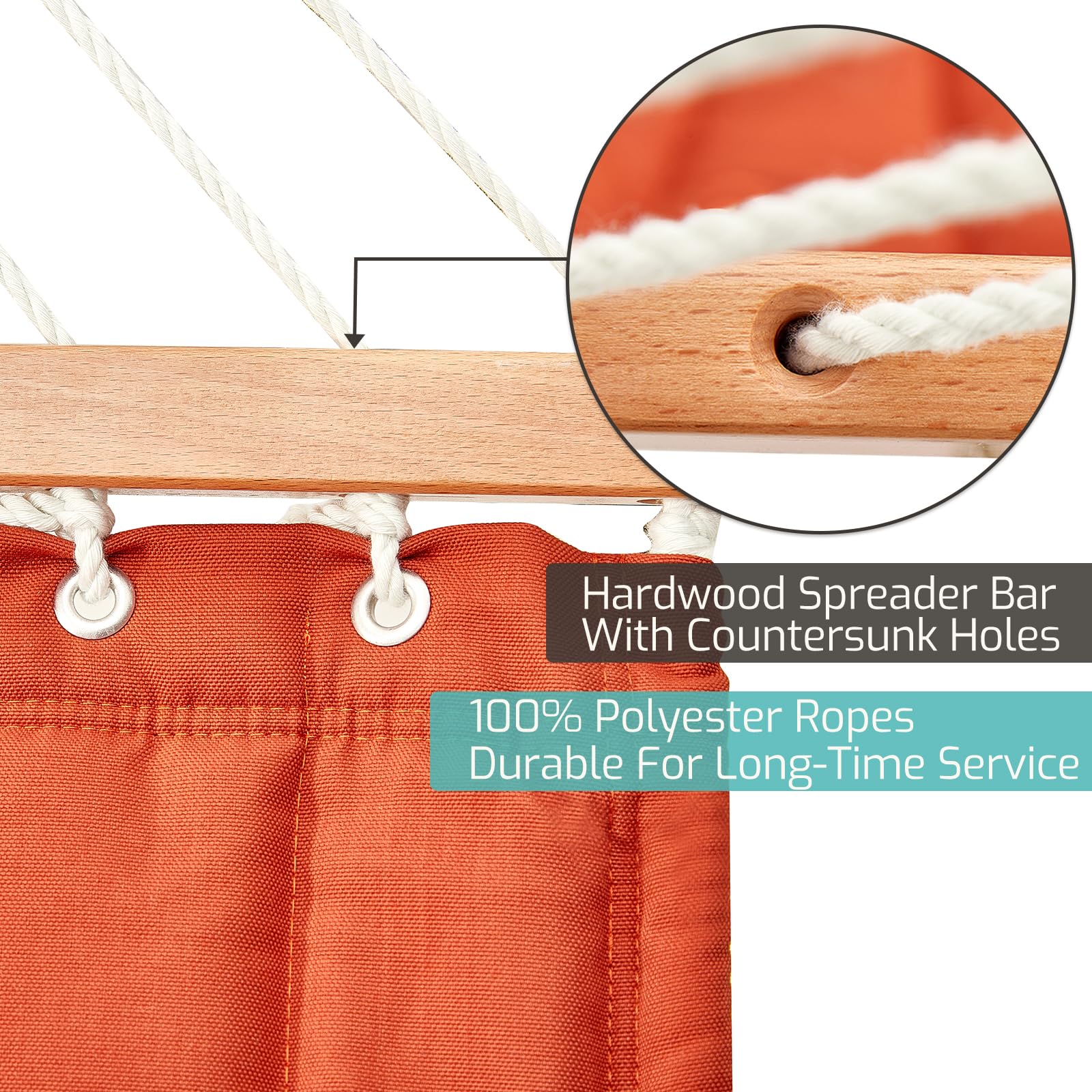 CHULIM hanging pockets and padded pillow holding phone and book for convenient access
