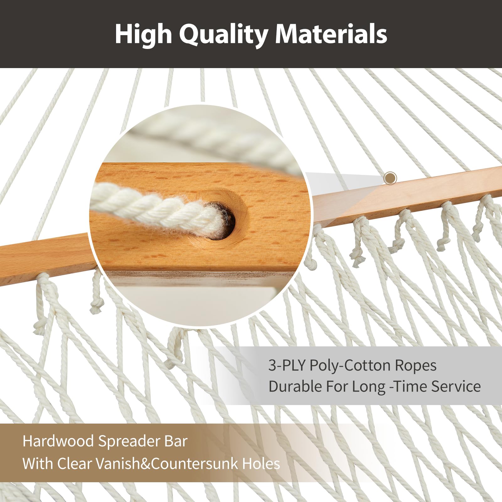 CHULIM detailed rope weave and reinforced knots showing durable handcrafting