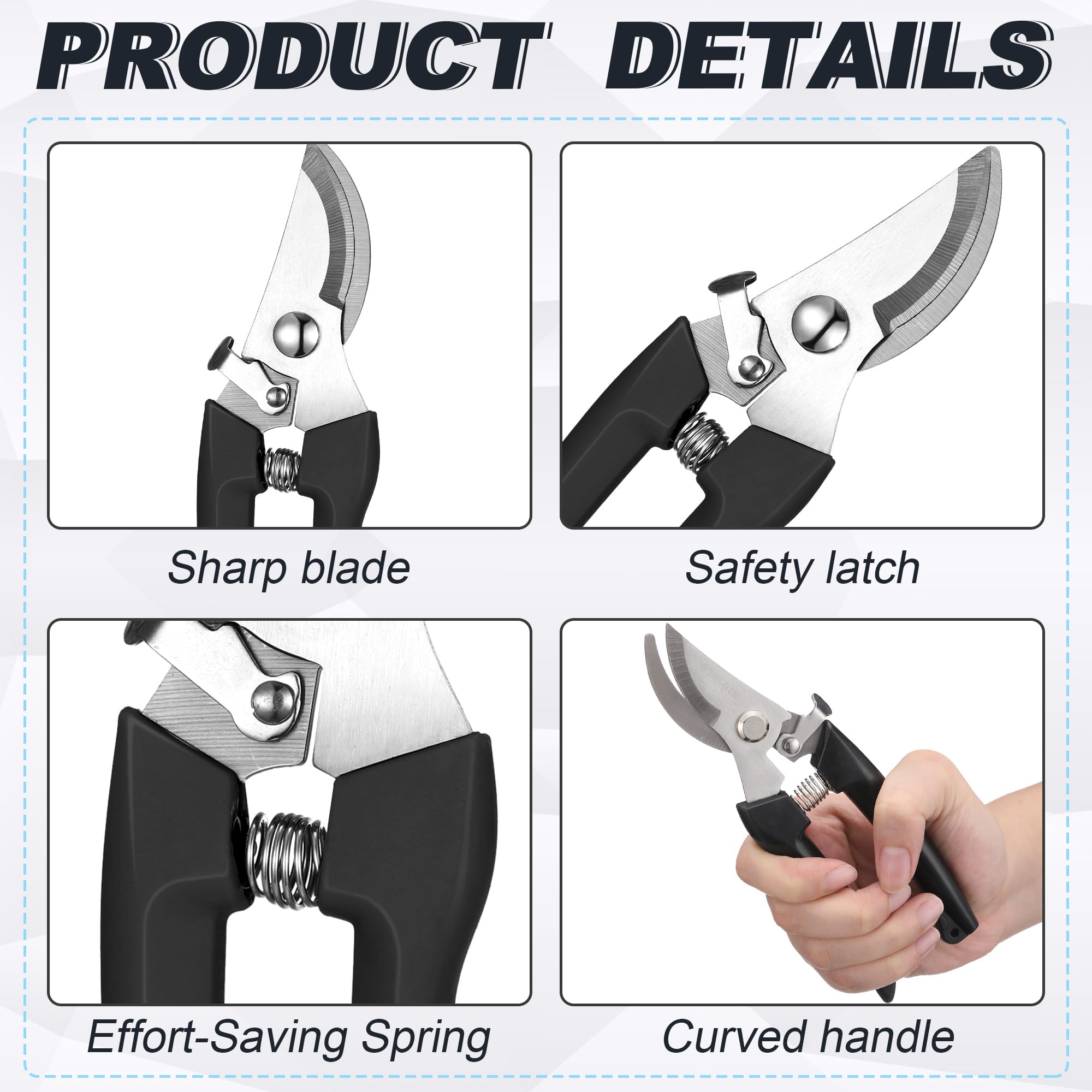 Chumia ergonomic handle detail offering comfort and reduced hand fatigue