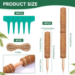 Chumia height comparison of linked pole sections for customizable support