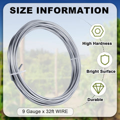 Chumia wire roll profile of 9-gauge galvanized wire resisting outdoor corrosion