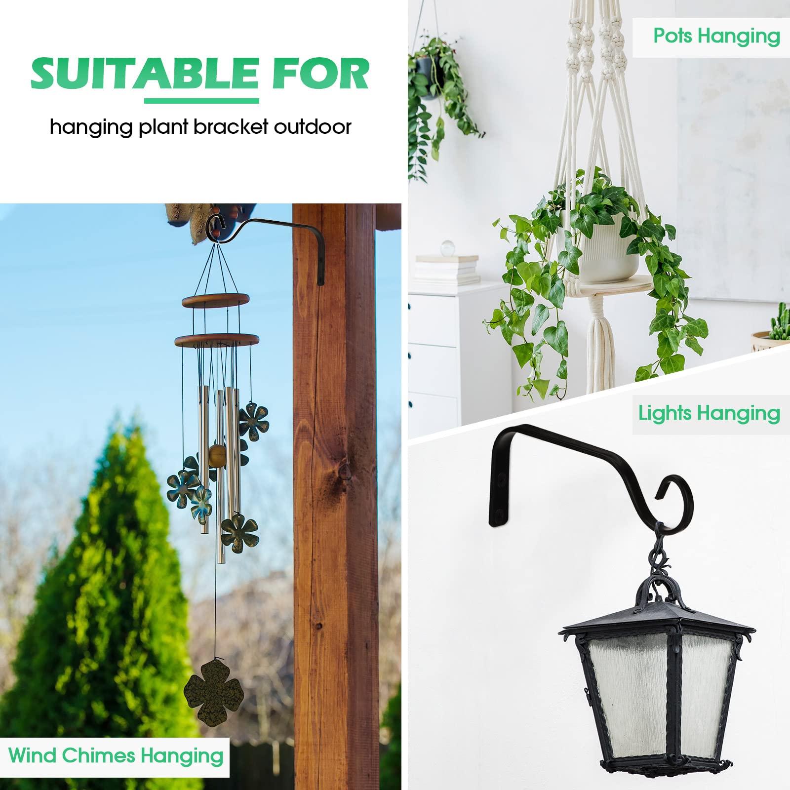 Chumia bracket with bird feeder on brick wall; secure heavy-duty mounting