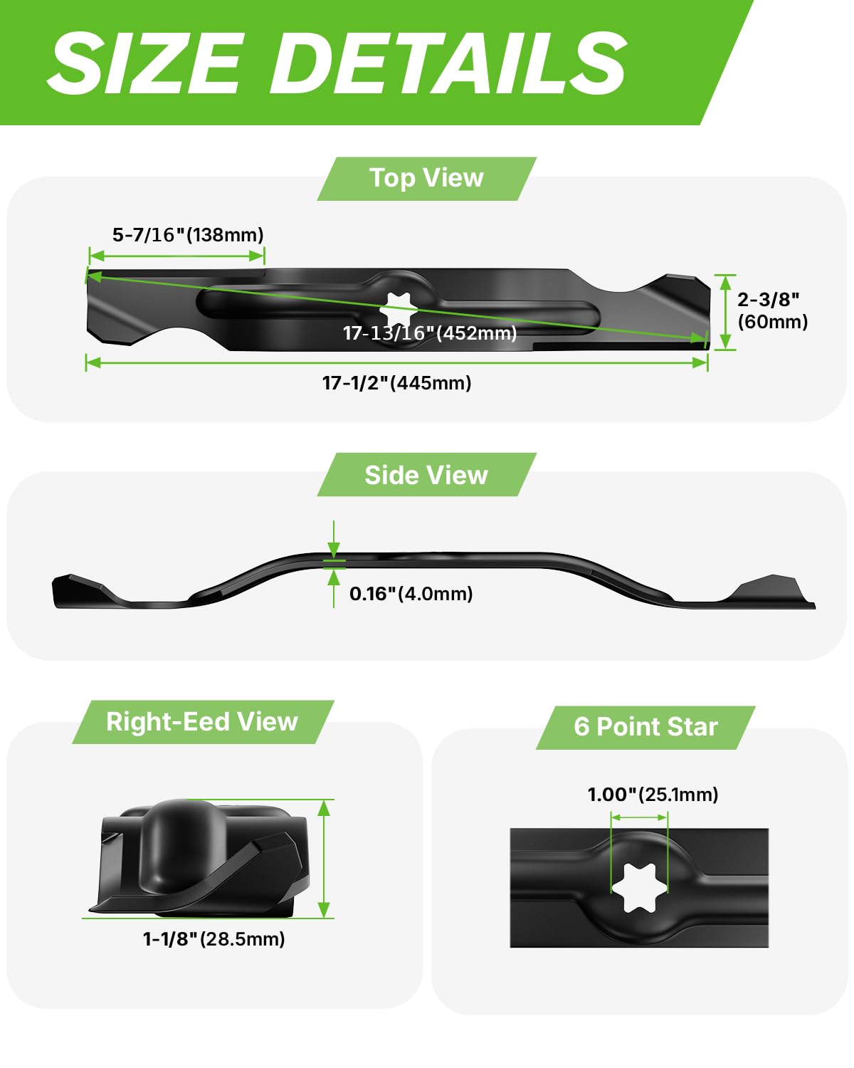 Chway side profile showing curved high-lift shape for improved airflow benefit