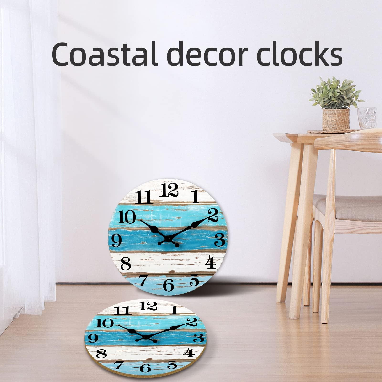 CHYLIN mounted in living room showing coastal decor benefit: instant seaside ambiance