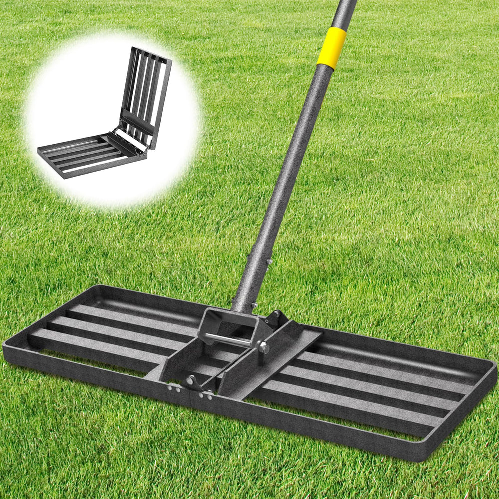Ciciany front view full rake showing wide head for faster leveling