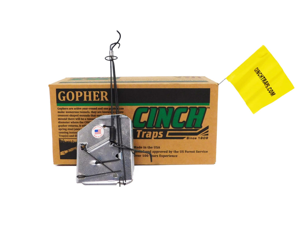 Cinch Traps close-up of trigger mechanism demonstrating reliable precise capture