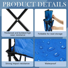 Cinnvoice folded chair inside included carry bag for easy transport and storage