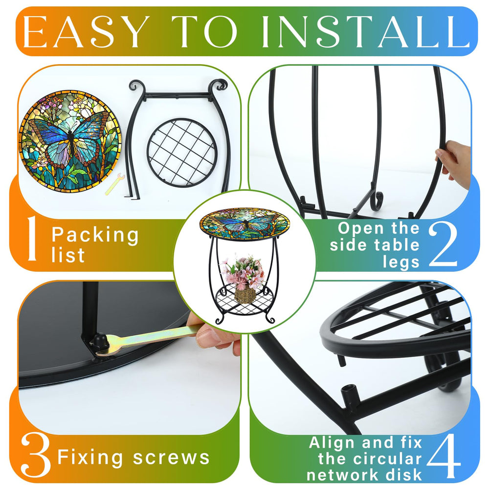 Cinnvoice unboxed table and packaging demonstrating easy assembly and complete contents