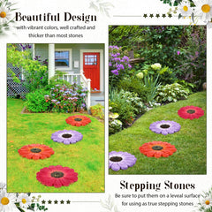 Cinnvoice stones installed on garden path demonstrating clear route definition