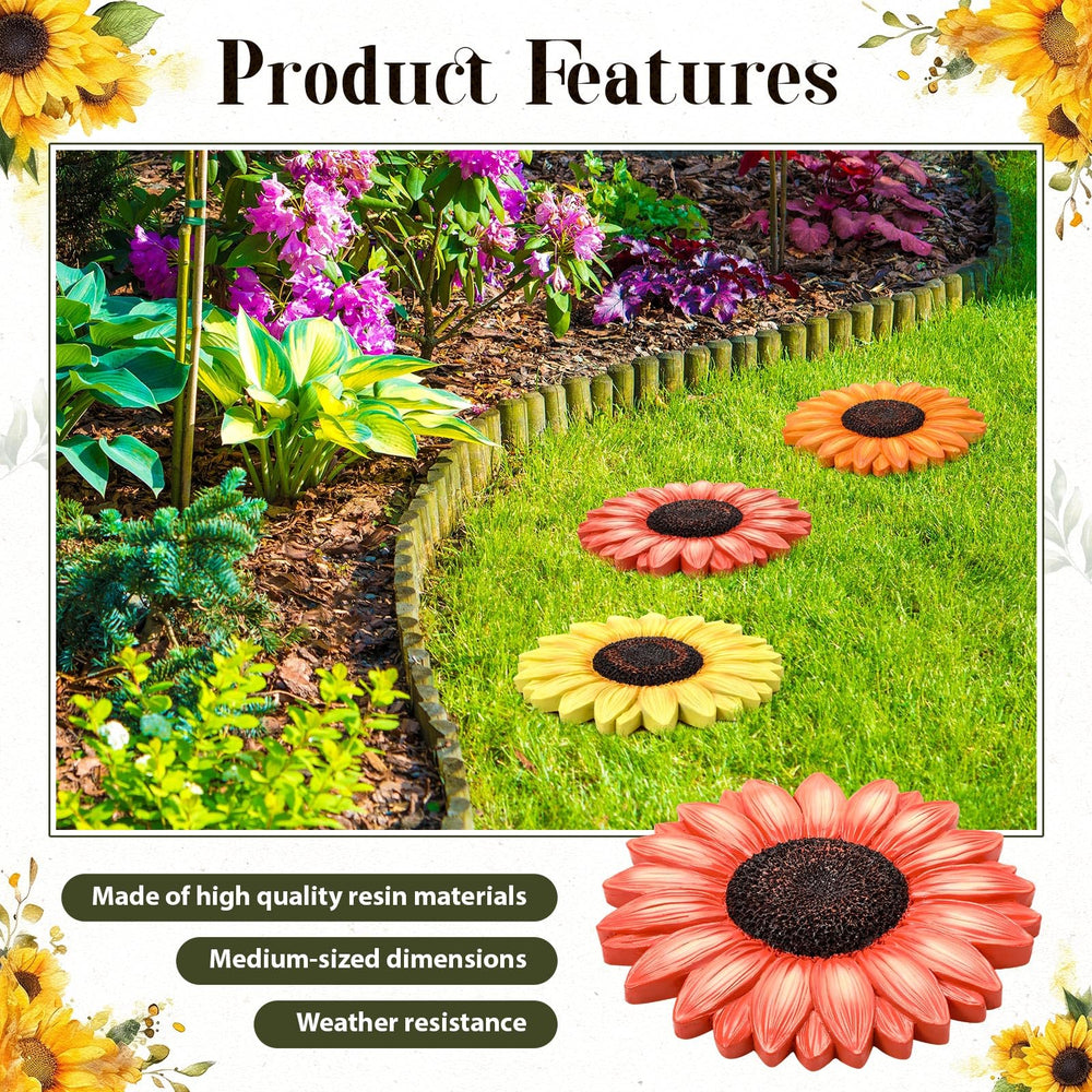 Cinnvoice sunflower close-up of resin texture and painted petal depth for lasting color
