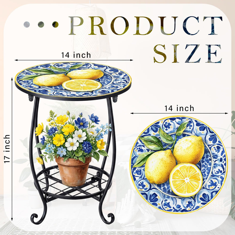 Cinnvoice close-up of top lemon-pattern offering decorative airflow and visual charm