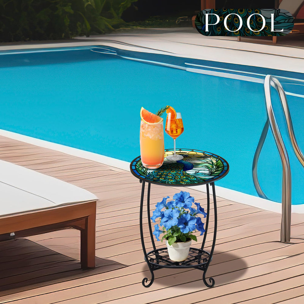 Cinnvoice tabletop finish closeup showing scratch-resistant, weather-ready surface