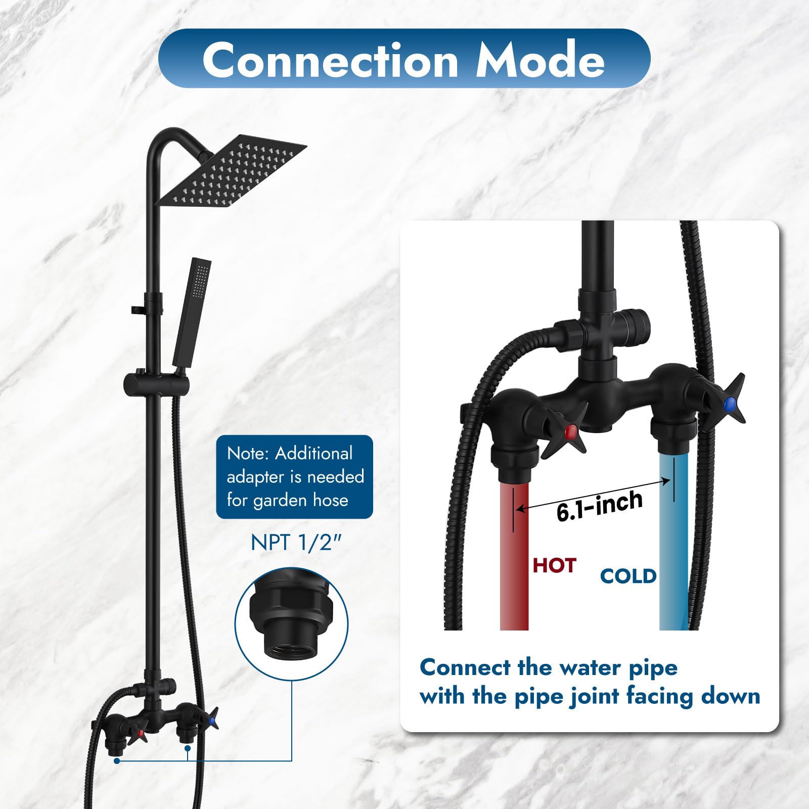 Cinwiny adjustable slide bar extended showing height flexibility benefit