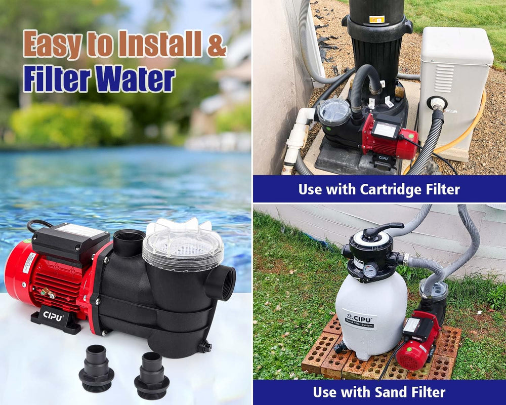 CIPU pump next to ruler showing compact size and simplified placement benefit