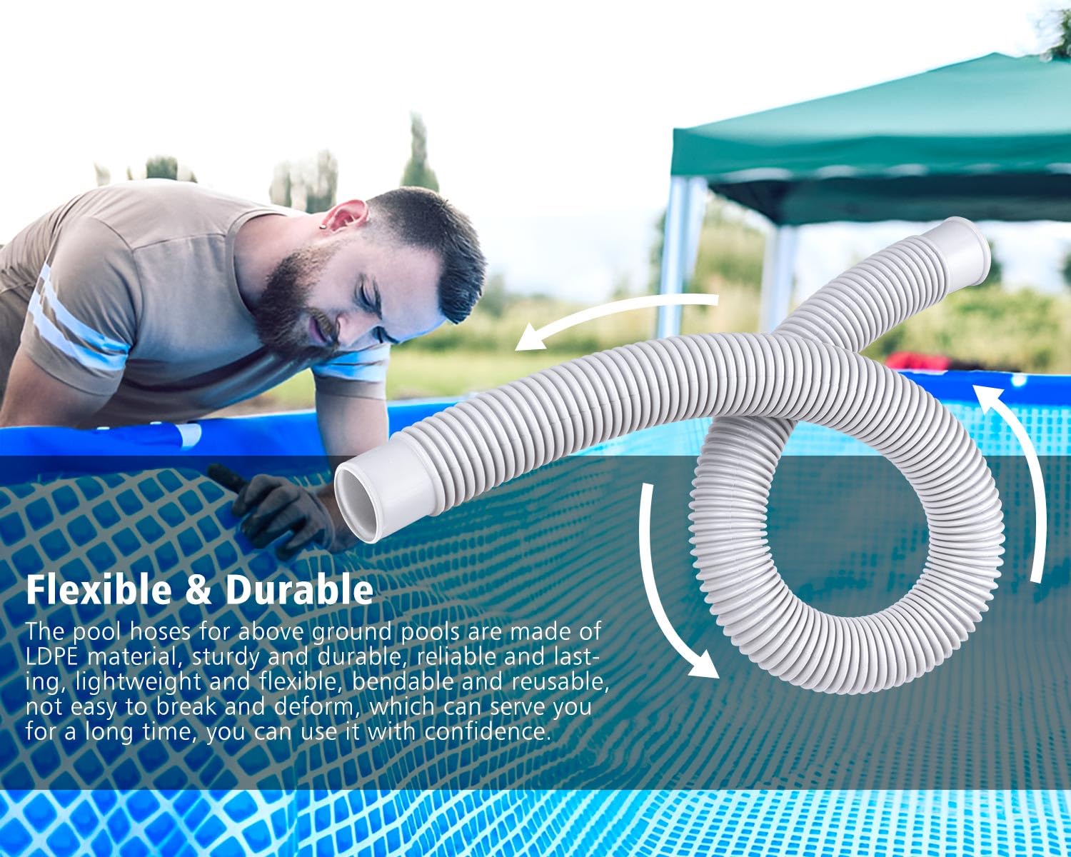 CIPU white adapter close-up demonstrating secure fit and leak prevention