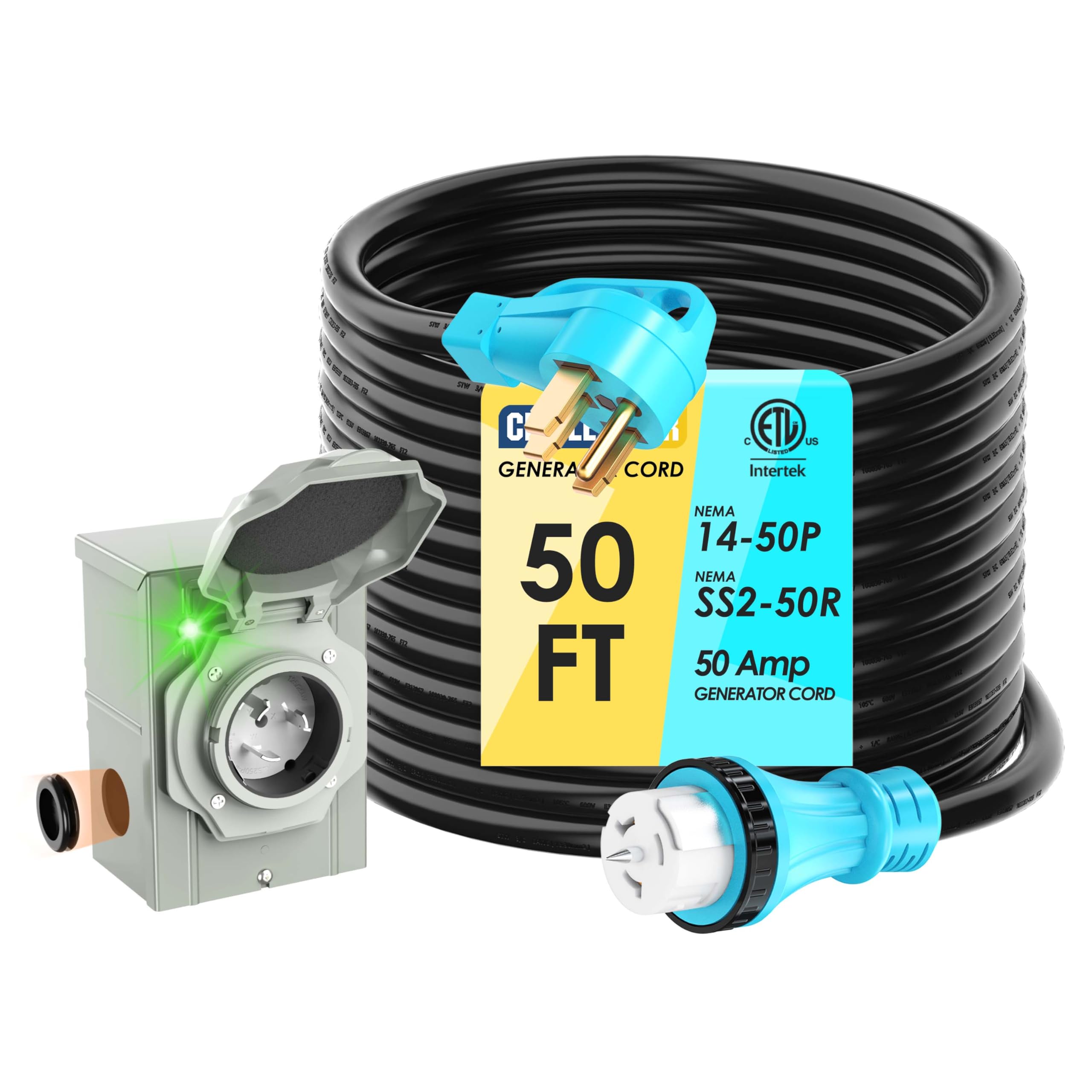 CircleRiver front packaging showing cord and inlet box with clear specs and durability benefit