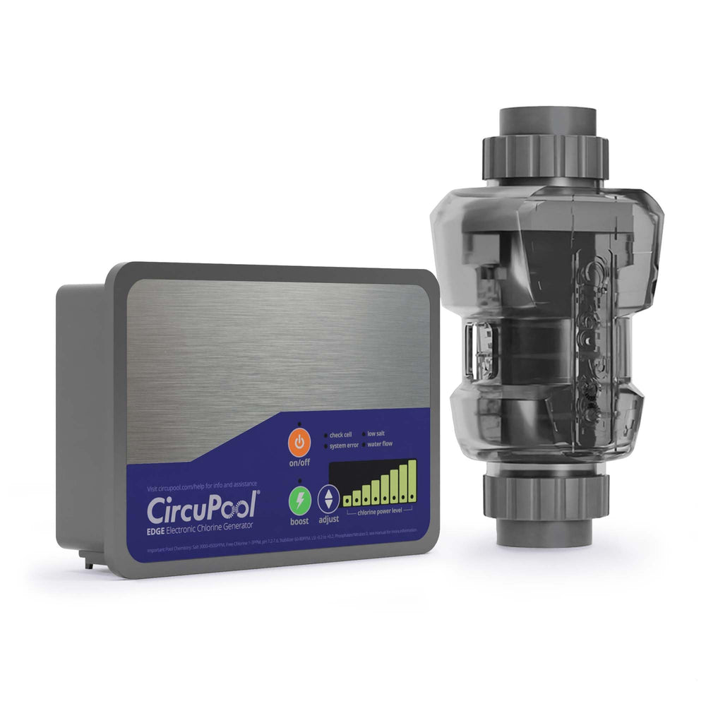 Circupool EDGE25 front panel showing weatherproof housing and clear controls for reliable operation