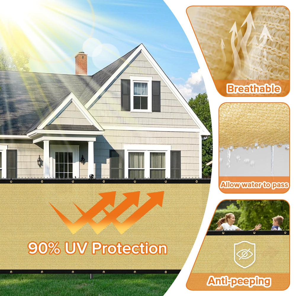 Cisvio installed on a chain link fence delivering privacy and airflow benefits