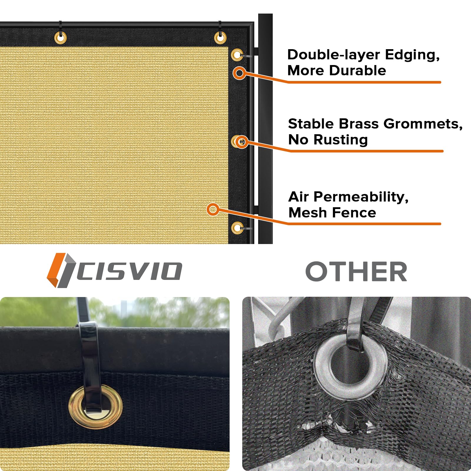 Cisvio used on pool deck acting as windscreen and visual privacy barrier