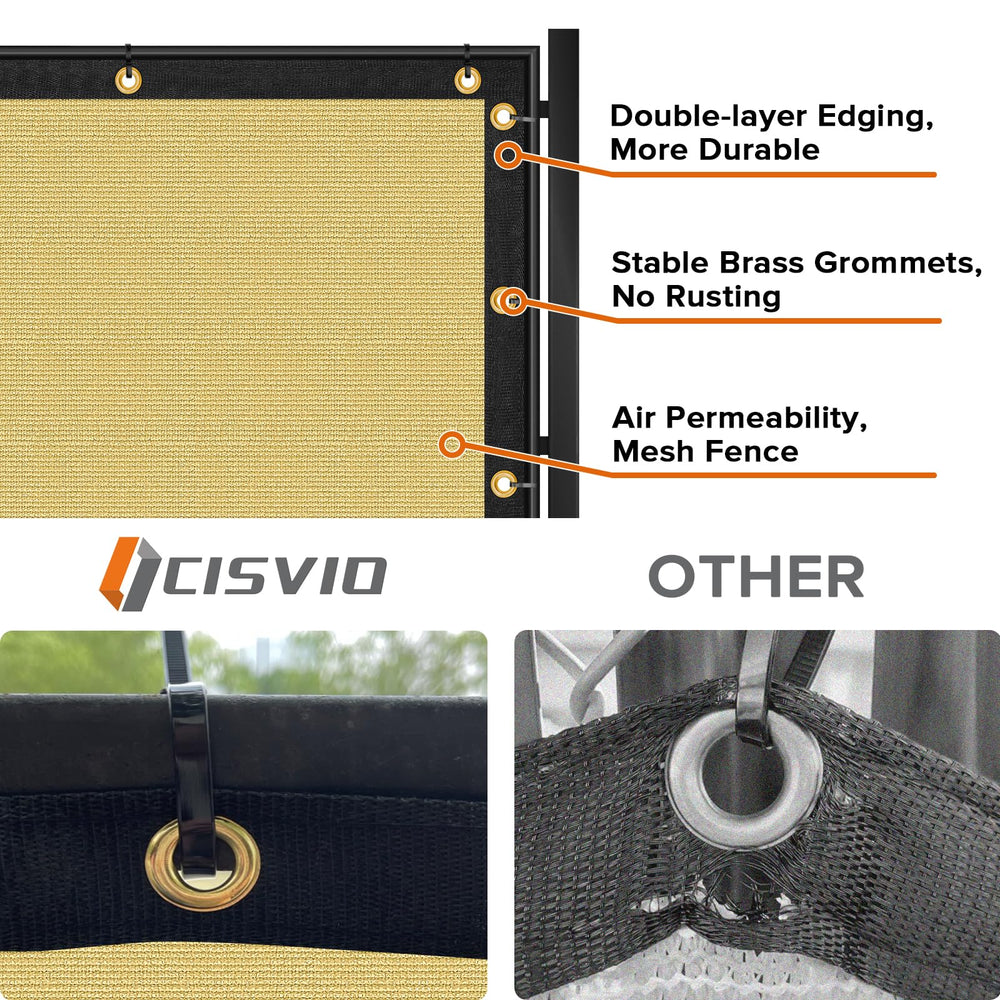 Cisvio used on pool deck acting as windscreen and visual privacy barrier