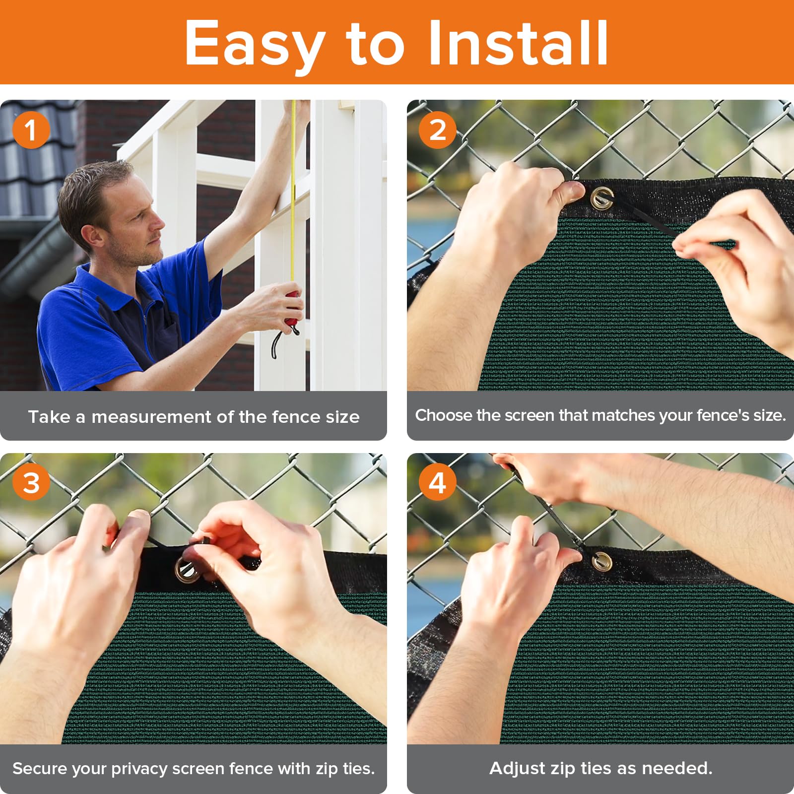 Cisvio with zip ties and fasteners ready for quick tool-free installation