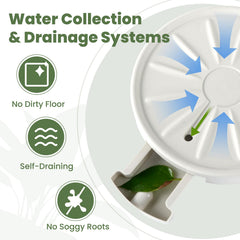 CITOL removable drip tray removed to show easy cleaning and floor protection benefit