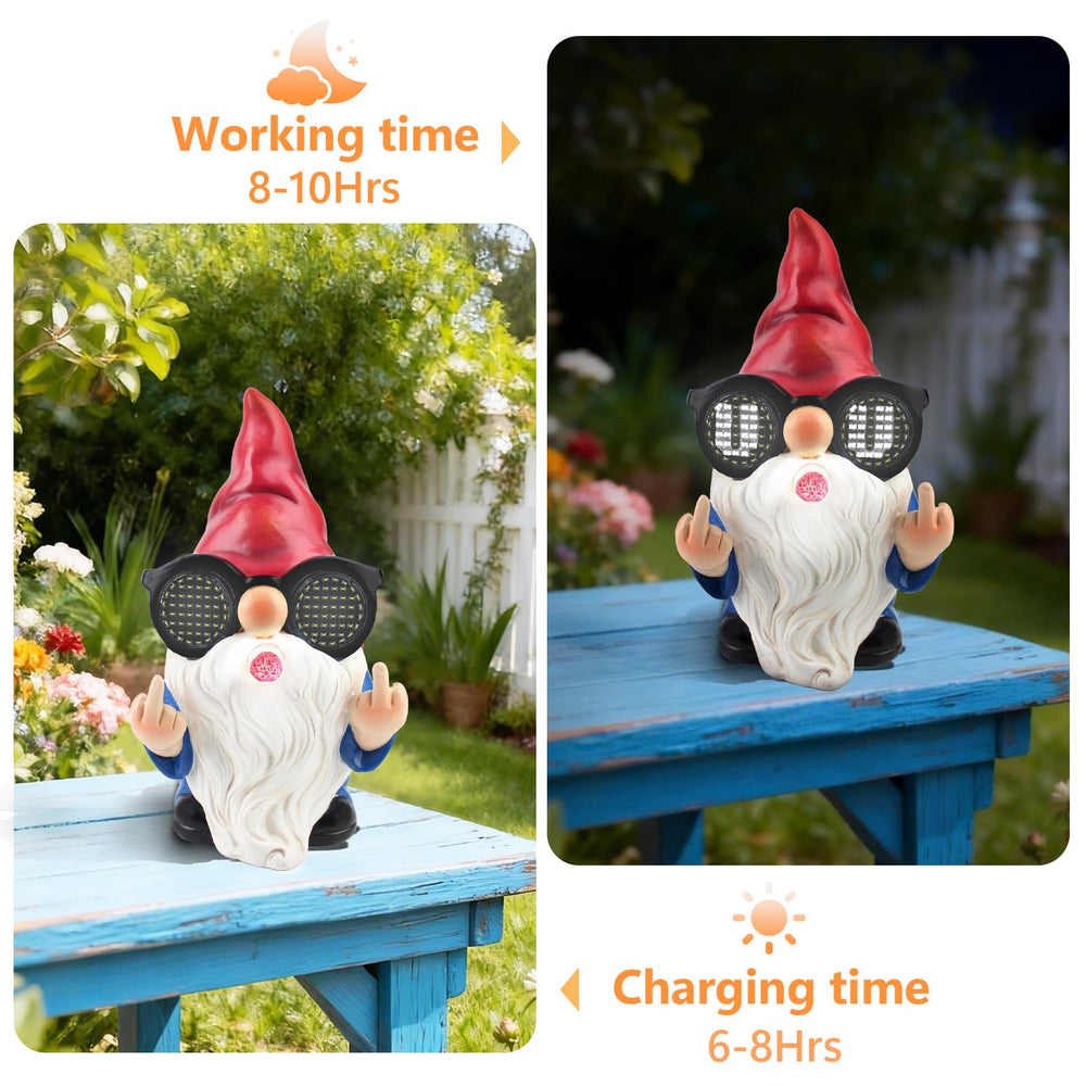 CIYSHO gnome next to hand for size comparison and portability benefit