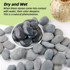 CJGQ close-up of smooth pebble surface highlighting safe non-toxic finish
