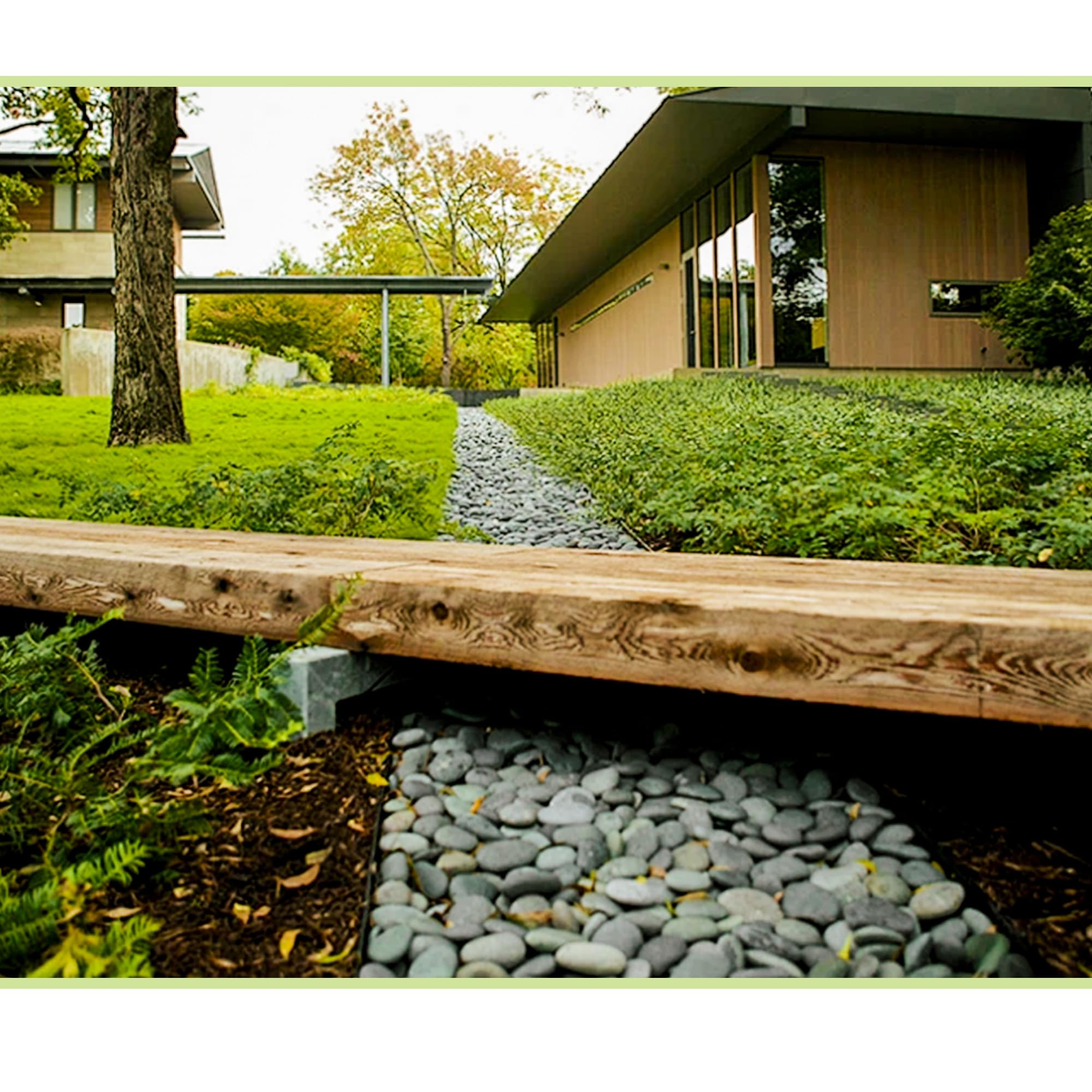 CJGQ size comparison with hand showing 1–2 inch stones for planter use