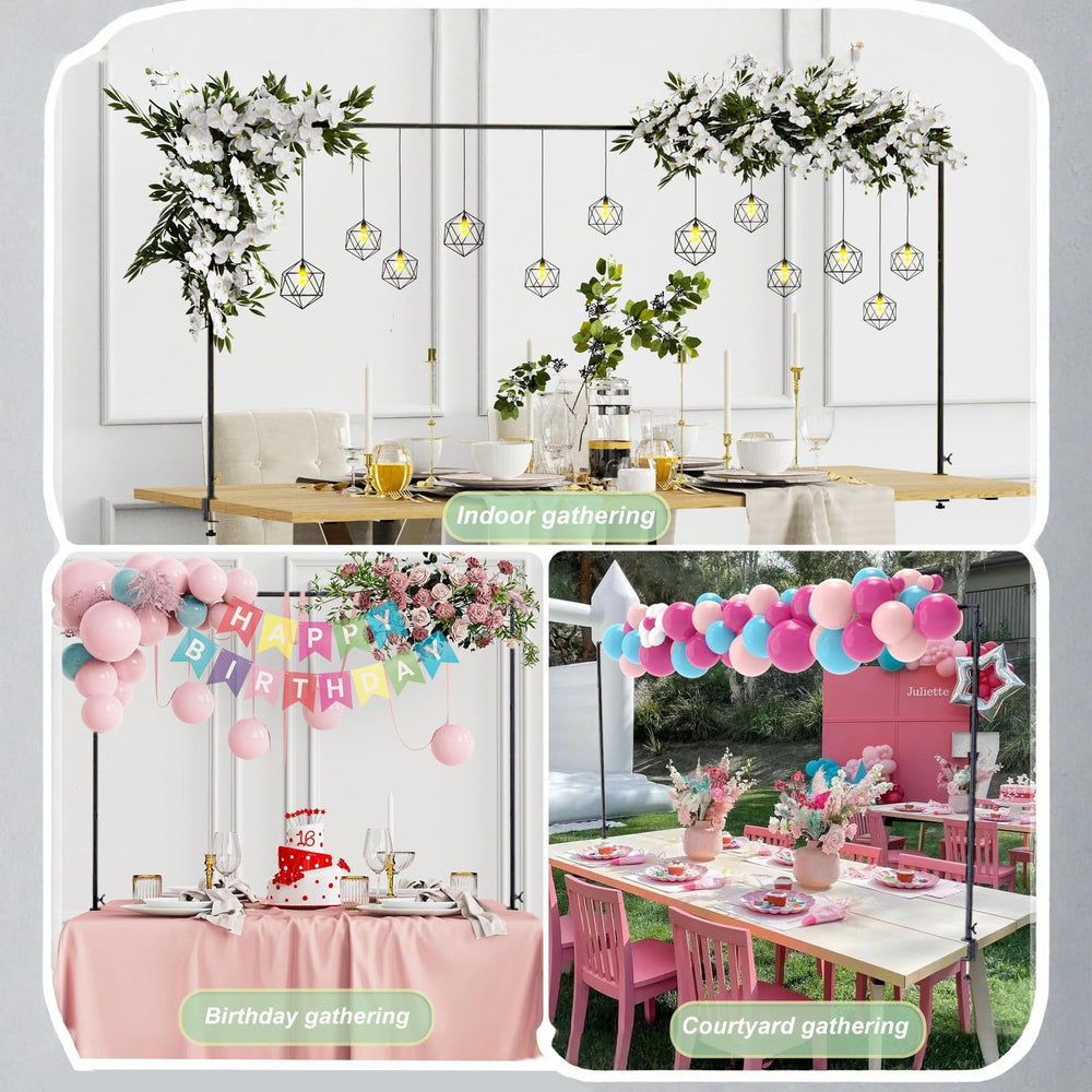 CJMYHOME balloon arch installed at a party showing decorative impact and stability