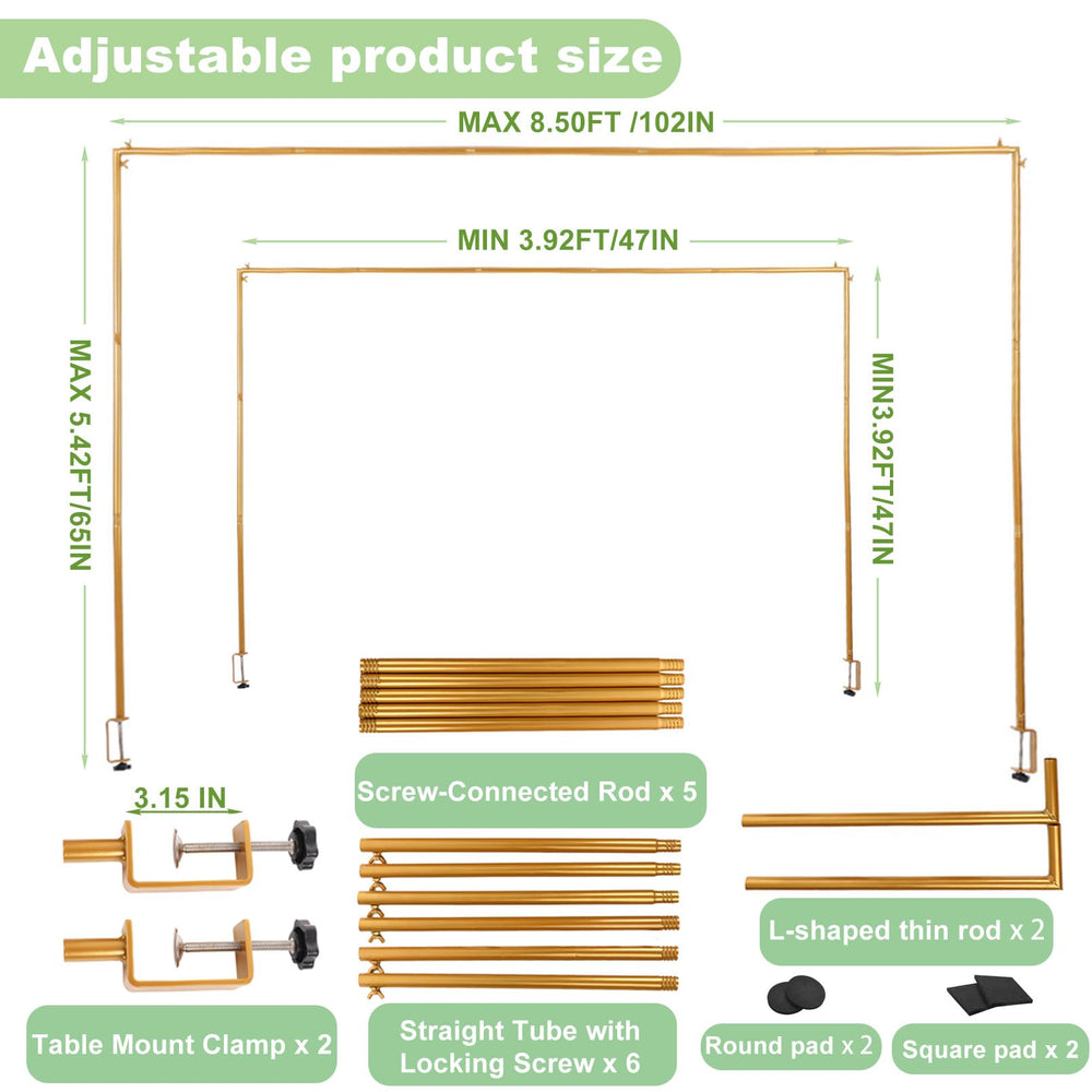 CJMYHOME clamp detail close-up with adhesive pad protecting table and improving grip benefit