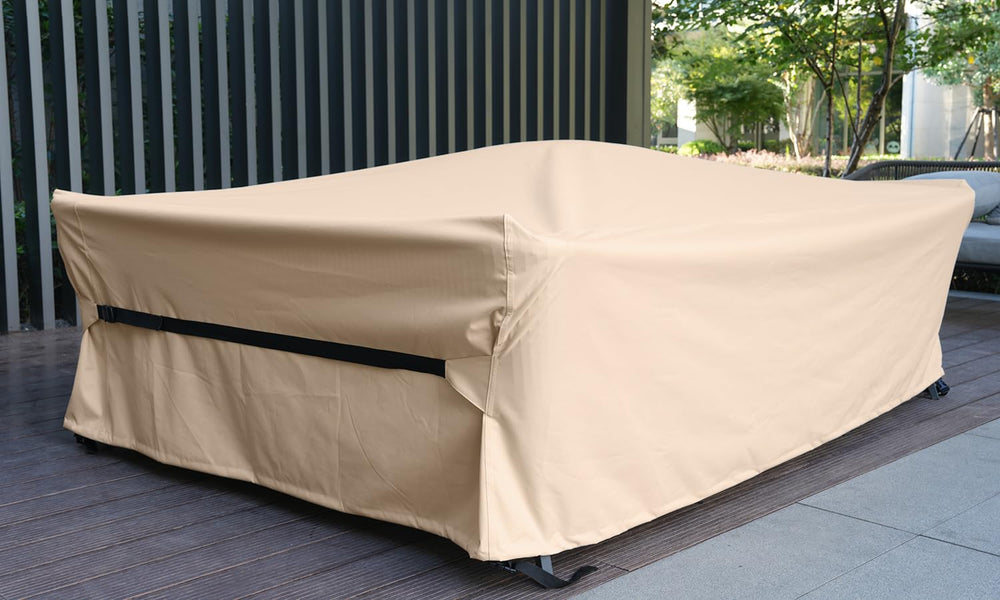 CKCLUU close-up 600D fabric texture showing heavy-duty waterproof benefit